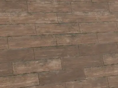 Antique Dark Weathered Timber Surface PBR Seamless Texture