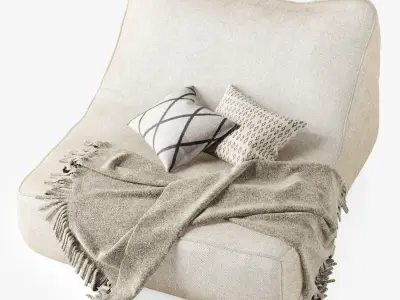 Float chair by Paola Lenti 3D model