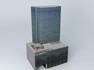25 Bank Street, London Free 3D model
