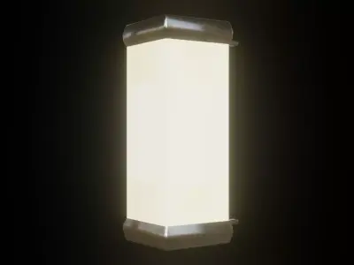 Modern Lamp Low-poly 3D model 3