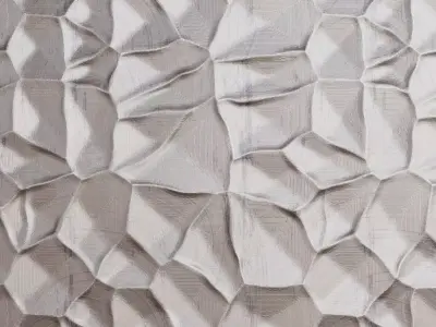 White Metal Hammered PBR Seamless Texture