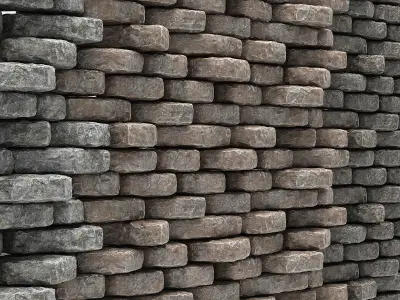 Stone collection decorative 3D model