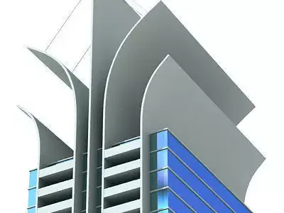 Modern City Building 3D model