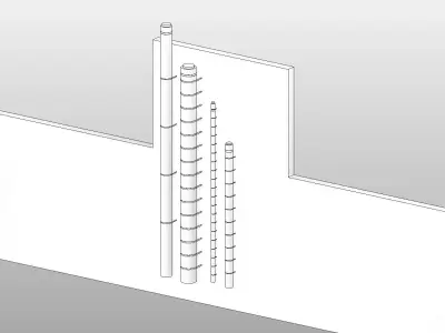 Chimney 2 - Full Parametric Revit Family Free 3D model