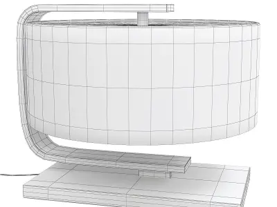 MEIR USB ACCENT TABLE LAMP Low-poly 3D model