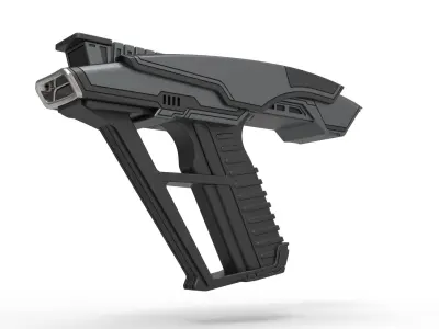 Starfleet Hand Phaser from Star Trek Picard TV series 3D print model