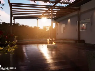 Casa del Cerro project Low-poly 3D model