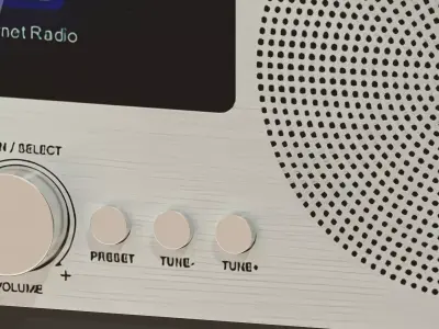 radio 14 3D model