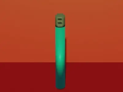 Blue Lighter  Free 3D model