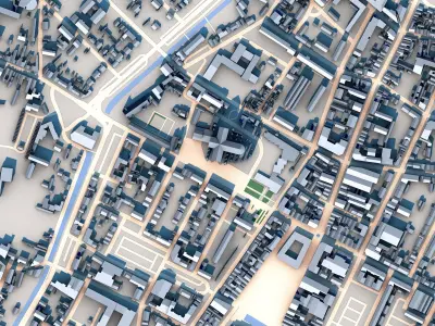 La Cathedrale Saint-Pierre Beauvais France 3D model