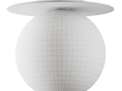 Liila Circular Flush Mount Light 3D model