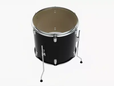  Floor Tom drum acoustic 3D model