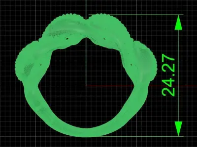 Jewelry ring 238 3D print model