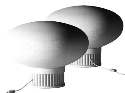 La Redoute Dolce Glass Table Lamps 3D model