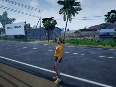 Borneo Island prototype v2 Free low-poly 3D model