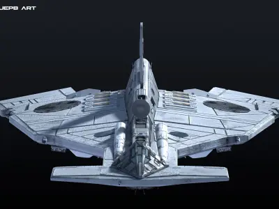 Funky Koval Space Ship 3D model