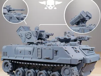 Socratis Predator Tank 3D print model