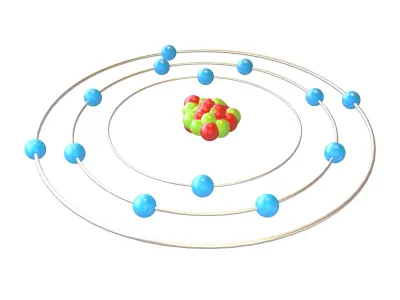 Aluminium Chemical Element v1 002 Low-poly 3D model