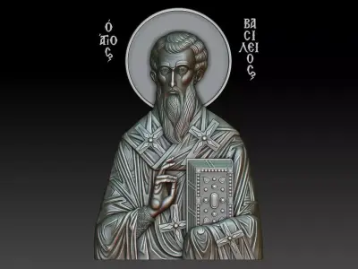 Saint Basil the Great 3D print model