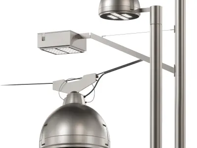 Iguzzini street lights 3D model