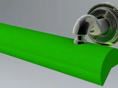 Fancy Wall Light 3D model