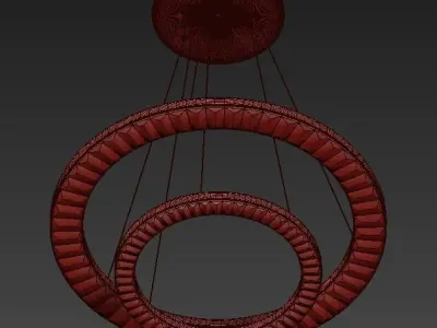 Dimmable LED Pendant 3D model