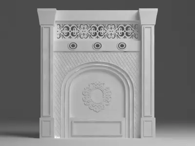 Modern Wall Panel 3D model