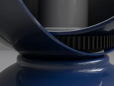 Eclisse lamp Vico Magistretti 1965 Free 3D model