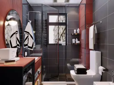 Bathroom Scene 06 for Unreal Engine 3D model