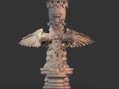 Full Intricate cross collection 3D model