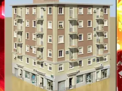 Photorealistic Low Poly Building 3D model