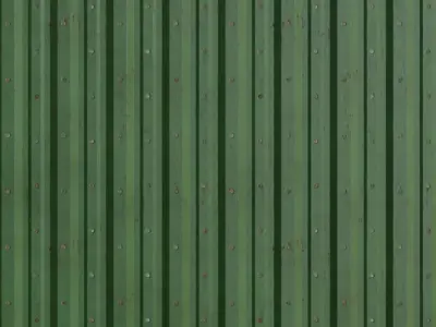 Green Steel Container PBR Seamless Texture