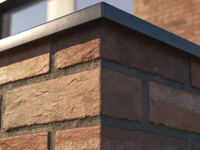 Orange rustic brick texture Texture