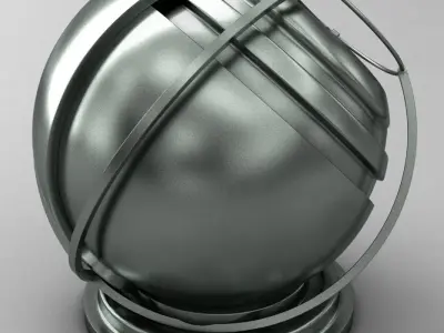 VRAY SHADER---METAL---Germanium Texture