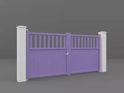 Outdoor Gate 3D model