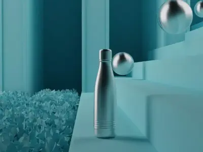 Professional 3D Product Display Background  3D model