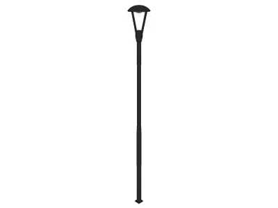 Lamp Post - Light Pole - Light Post - Street Light 18 3D model