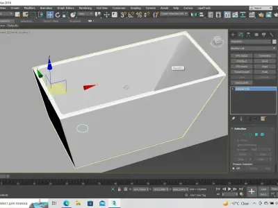 Hannah rectangular bath tub 3D model