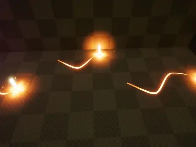 Machinery Particle FX Low-poly 3D model