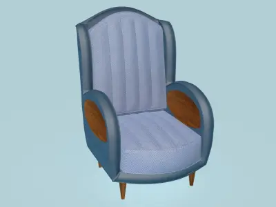 Inserted Elipse Armchair 3D model