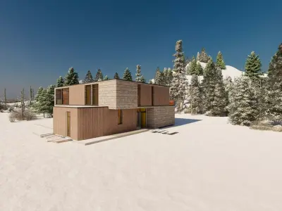 Casa Scene-villa-modern house 3D model