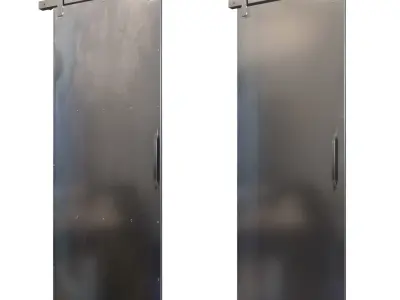 Barn loft door 3D model