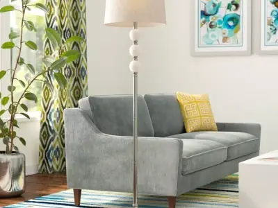 Maximillian Floor Lamp - 2 Colour 3D model