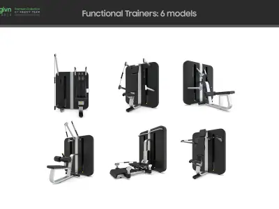 Technogym Collection V1 103 Models High Quality Gym Fitness 3D model