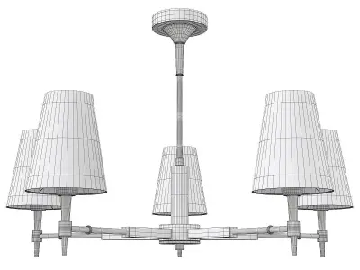 Chandelier Zaragoza Low-poly 3D model