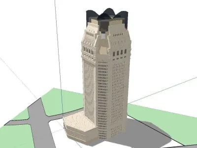 vacation spot-Resort-Fashion Leisure Hotel-0112 3D model