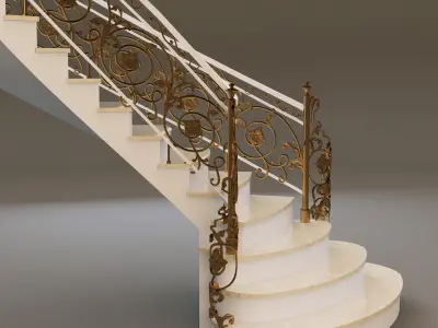 classical Staircase 3D model