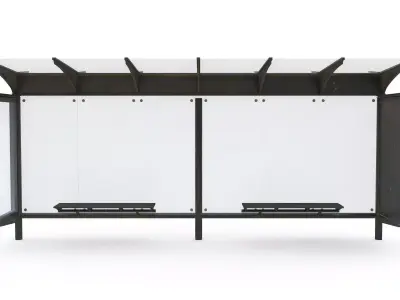 Bus Stop 07 3D model