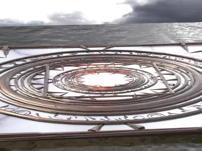 Observatory Baroque Floor 3D model