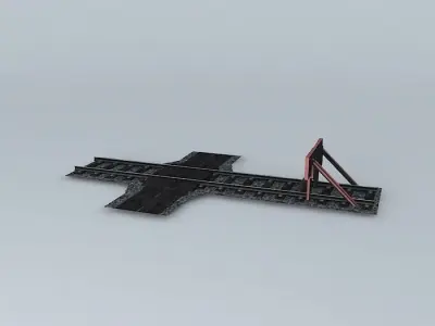 Eco Rail Dirty Yard Walkover Buffer Old Steam Days Free 3D model
